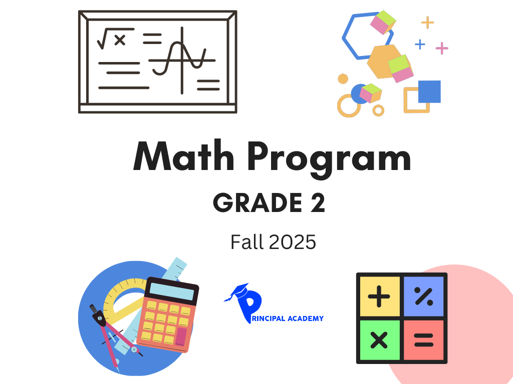 Grade 2 Math Program | Principal Academy & Childcare Centre Inc